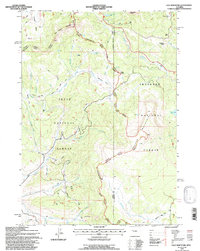 Download a high-resolution, GPS-compatible USGS topo map for Lava Mountain, WY (1997 edition)