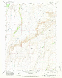 Download a high-resolution, GPS-compatible USGS topo map for Leavitt Bench, WY (1968 edition)