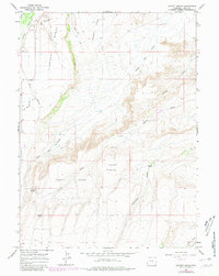 Download a high-resolution, GPS-compatible USGS topo map for Leavitt Bench, WY (1980 edition)