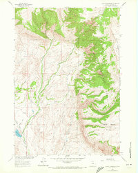 Download a high-resolution, GPS-compatible USGS topo map for Leavitt Reservoir, WY (1972 edition)