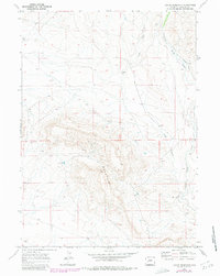 Download a high-resolution, GPS-compatible USGS topo map for Leckie Reservoir, WY (1980 edition)