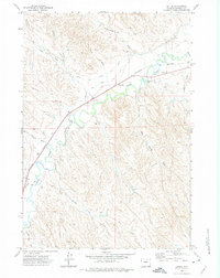 Download a high-resolution, GPS-compatible USGS topo map for Leiter, WY (1975 edition)