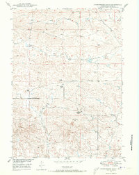 Download a high-resolution, GPS-compatible USGS topo map for Leuenberger Ranch, WY (1973 edition)
