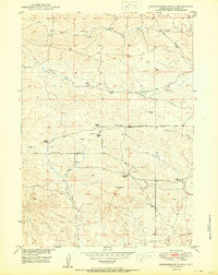 Download a high-resolution, GPS-compatible USGS topo map for Leuenberger Ranch, WY (1950 edition)