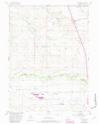 Download a high-resolution, GPS-compatible USGS topo map for Lewis Flat, WY (1982 edition)