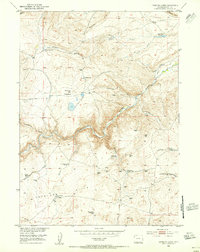 Download a high-resolution, GPS-compatible USGS topo map for Lewiston Lakes, WY (1955 edition)