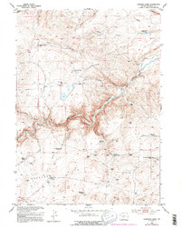 Download a high-resolution, GPS-compatible USGS topo map for Lewiston Lakes, WY (1995 edition)