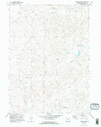 Download a high-resolution, GPS-compatible USGS topo map for Lightning Creek, WY (1995 edition)