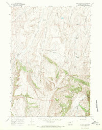 Download a high-resolution, GPS-compatible USGS topo map for Lightning Ridge, WY (1971 edition)