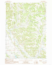 Download a high-resolution, GPS-compatible USGS topo map for Linden, WY (1985 edition)