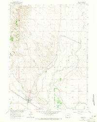 Download a high-resolution, GPS-compatible USGS topo map for Lingle, WY (1965 edition)