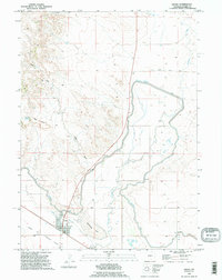 Download a high-resolution, GPS-compatible USGS topo map for Lingle, WY (1995 edition)