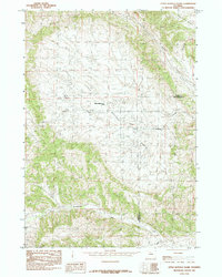 preview thumbnail of historical topo map of Park County, WY in 1985