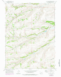 Download a high-resolution, GPS-compatible USGS topo map for Little Dee Creek, WY (1984 edition)