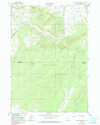 Download a high-resolution, GPS-compatible USGS topo map for Little Goose Peak, WY (1991 edition)