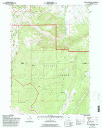 Download a high-resolution, GPS-compatible USGS topo map for Little Goose Peak, WY (1997 edition)