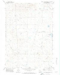 preview thumbnail of historical topo map of Campbell County, WY in 1971