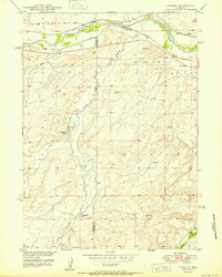 Download a high-resolution, GPS-compatible USGS topo map for Lockett, WY (1950 edition)