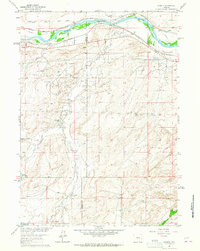 Download a high-resolution, GPS-compatible USGS topo map for Lockett, WY (1965 edition)