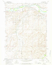preview thumbnail of historical topo map of Converse County, WY in 1961