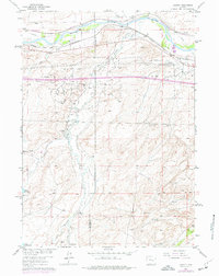 Download a high-resolution, GPS-compatible USGS topo map for Lockett, WY (1977 edition)