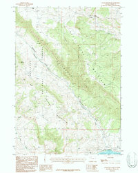 Download a high-resolution, GPS-compatible USGS topo map for Logan Mountain, WY (1987 edition)