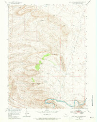 Download a high-resolution, GPS-compatible USGS topo map for Lone Haystack Mountain, WY (1973 edition)