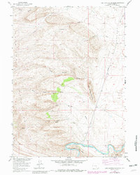 Download a high-resolution, GPS-compatible USGS topo map for Lone Haystack Mountain, WY (1982 edition)