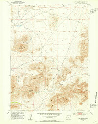 Download a high-resolution, GPS-compatible USGS topo map for Lone Mountain, WY (1953 edition)