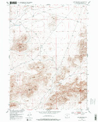Download a high-resolution, GPS-compatible USGS topo map for Lone Mountain, WY (1978 edition)