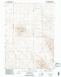 Download a high-resolution, GPS-compatible USGS topo map for Lone Sand Hill, WY (1995 edition)