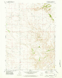 Download a high-resolution, GPS-compatible USGS topo map for Lone Tree Hill, WY (1977 edition)
