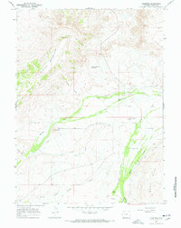 Download a high-resolution, GPS-compatible USGS topo map for Lonetree, WY (1968 edition)