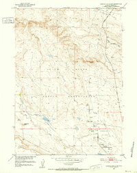 Download a high-resolution, GPS-compatible USGS topo map for Lookout Butte SW, WY (1952 edition)