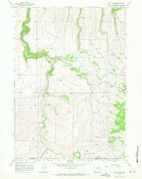 Download a high-resolution, GPS-compatible USGS topo map for Lost Creek, WY (1971 edition)