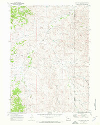 Download a high-resolution, GPS-compatible USGS topo map for Lost Springs NW, WY (1973 edition)