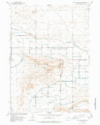 Download a high-resolution, GPS-compatible USGS topo map for Lost Wells Butte, WY (1978 edition)
