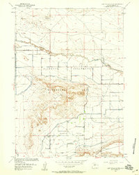Download a high-resolution, GPS-compatible USGS topo map for Lost Wells Butte, WY (1959 edition)