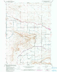 Download a high-resolution, GPS-compatible USGS topo map for Lost Wells Butte, WY (1991 edition)
