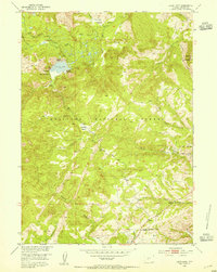 Download a high-resolution, GPS-compatible USGS topo map for Louis Lake, WY (1955 edition)