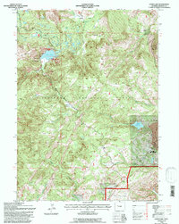 Download a high-resolution, GPS-compatible USGS topo map for Louis Lake, WY (1997 edition)