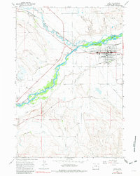 Download a high-resolution, GPS-compatible USGS topo map for Lovell, WY (1982 edition)