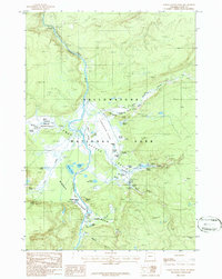 Download a high-resolution, GPS-compatible USGS topo map for Lower Geyser Basin, WY (1986 edition)