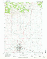 Download a high-resolution, GPS-compatible USGS topo map for Lusk, WY (1981 edition)