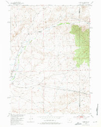 Download a high-resolution, GPS-compatible USGS topo map for Lysite SE, WY (1976 edition)