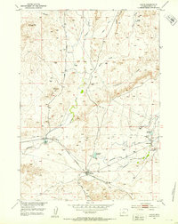 Download a high-resolution, GPS-compatible USGS topo map for Lysite, WY (1953 edition)