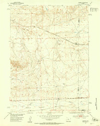 Download a high-resolution, GPS-compatible USGS topo map for Madden, WY (1953 edition)