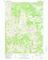 Download a high-resolution, GPS-compatible USGS topo map for Man Peak, WY (1980 edition)