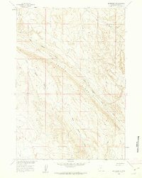 Download a high-resolution, GPS-compatible USGS topo map for Manderson NE, WY (1962 edition)