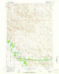 Download a high-resolution, GPS-compatible USGS topo map for Manderson, WY (1962 edition)